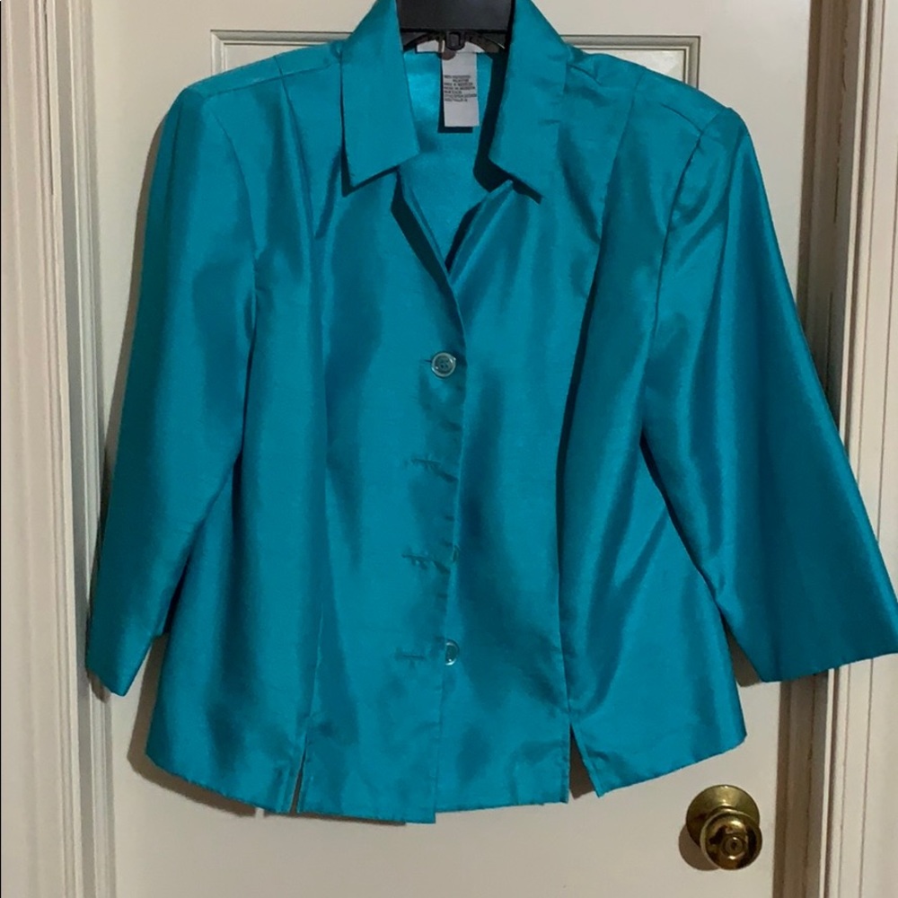 Aqua blazer - size 12 EUC